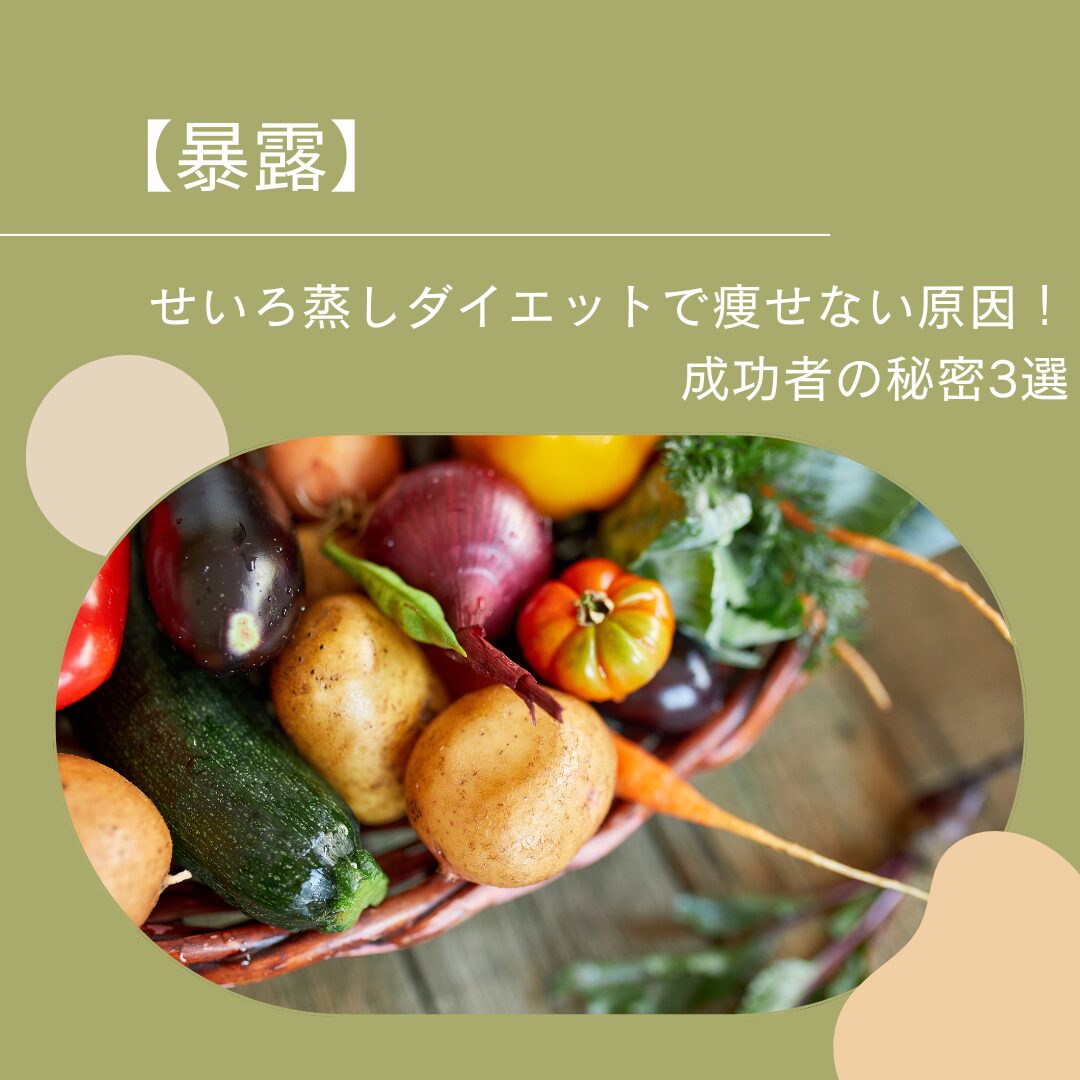 せいろ蒸しダイエット 痩せない